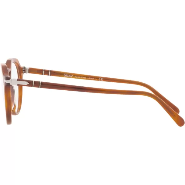 Persol PO3281V Round Prescription Eyewear FramesTerra Di SienaDemo Lens