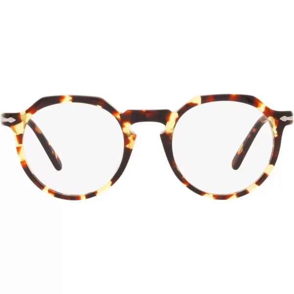 Persol PO3281V Round Prescription Eyewear FramesTobacco VirginiaDemo Lens