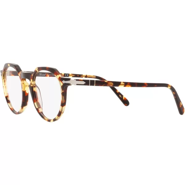 Persol PO3281V Round Prescription Eyewear FramesTobacco VirginiaDemo Lens