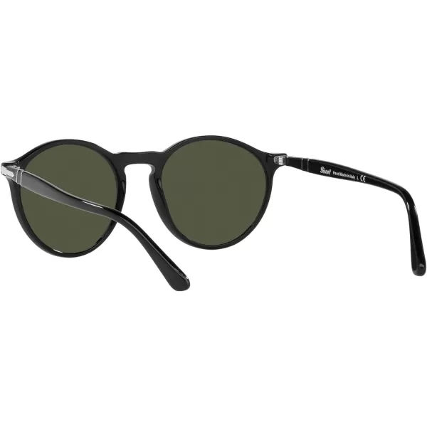 Persol PO3285S Round SunglassesBlackGreen