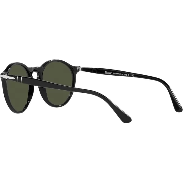 Persol PO3285S Round SunglassesBlackGreen