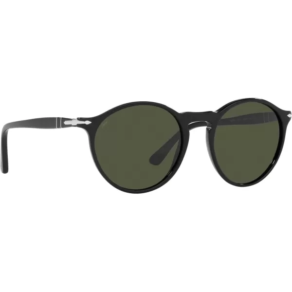 Persol PO3285S Round SunglassesBlackGreen