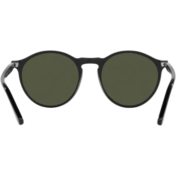 Persol PO3285S Round SunglassesBlackGreen