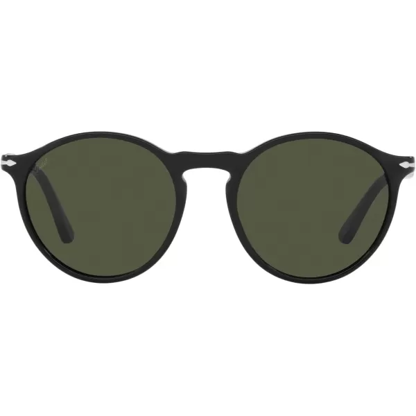 Persol PO3285S Round SunglassesBlackGreen