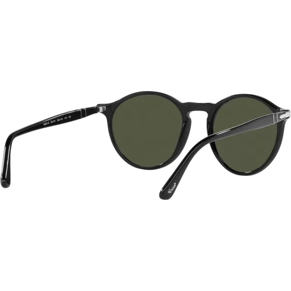 Persol PO3285S Round SunglassesBlackGreen