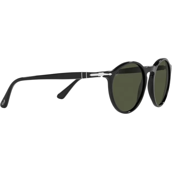 Persol PO3285S Round SunglassesBlackGreen