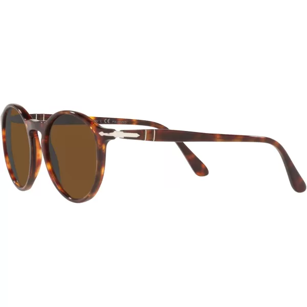 Persol PO3285S Round SunglassesHavanaBrown Polarized