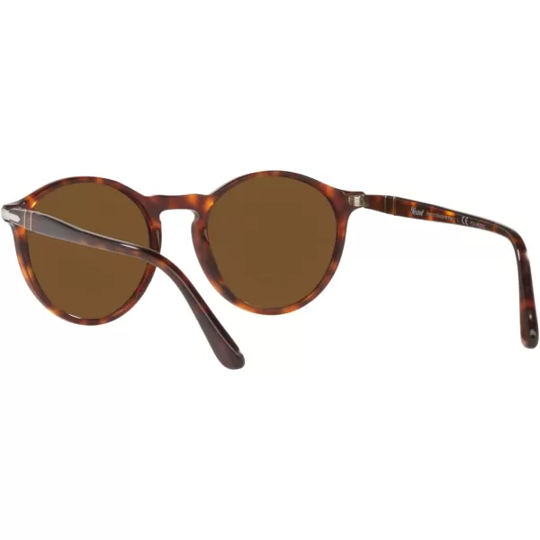 Persol PO3285S Round SunglassesHavanaBrown Polarized