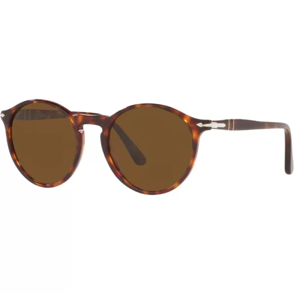 Persol PO3285S Round SunglassesHavanaBrown Polarized