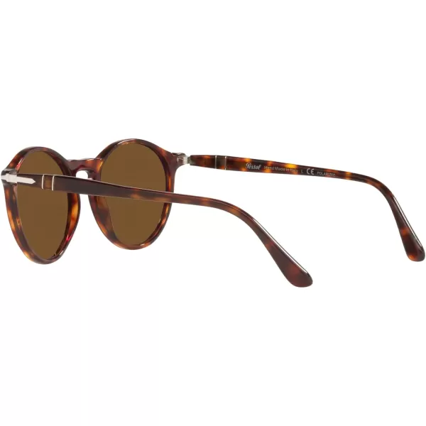 Persol PO3285S Round SunglassesHavanaBrown Polarized