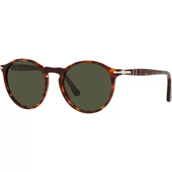 Persol PO3285S Round SunglassesHavanaGreen