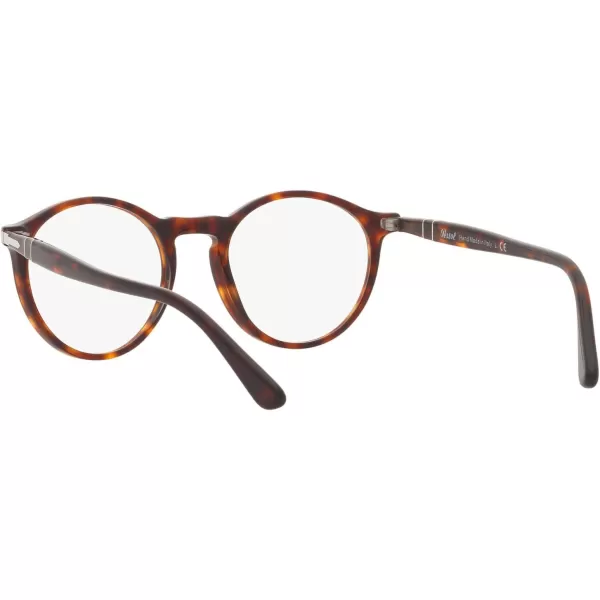 Persol PO3285V Round Prescription Eyewear FramesHavanaDemo Lens