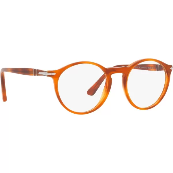 Persol PO3285V Round Prescription Eyewear FramesTerra Di SienaDemo Lens