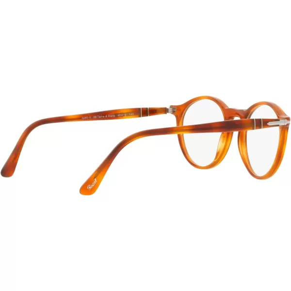 Persol PO3285V Round Prescription Eyewear FramesTerra Di SienaDemo Lens