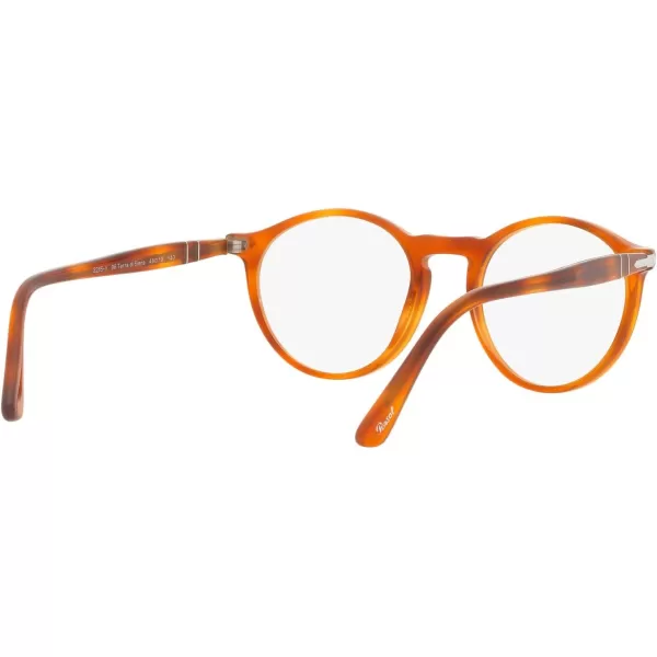 Persol PO3285V Round Prescription Eyewear FramesTerra Di SienaDemo Lens