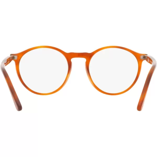 Persol PO3285V Round Prescription Eyewear FramesTerra Di SienaDemo Lens