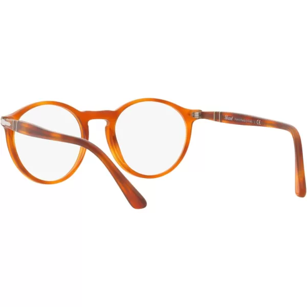 Persol PO3285V Round Prescription Eyewear FramesTerra Di SienaDemo Lens