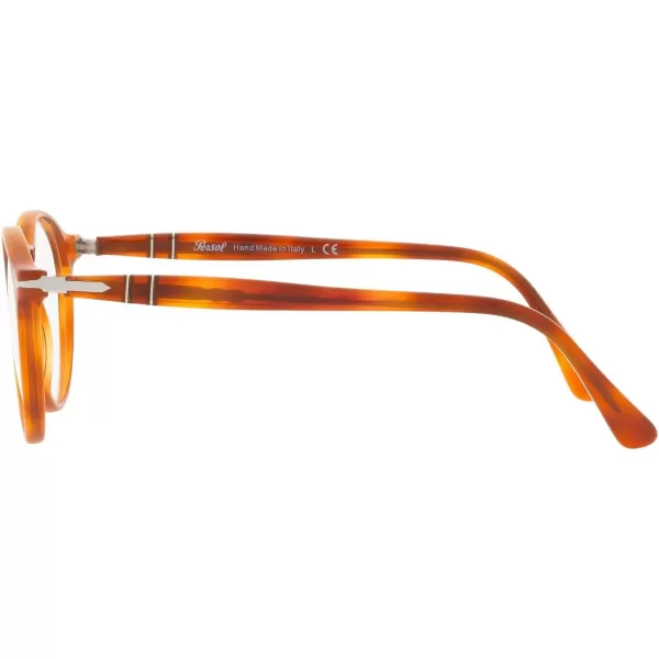 Persol PO3285V Round Prescription Eyewear FramesTerra Di SienaDemo Lens