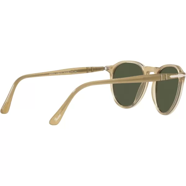 Persol PO3286S Round SunglassesBeige OpalGreen