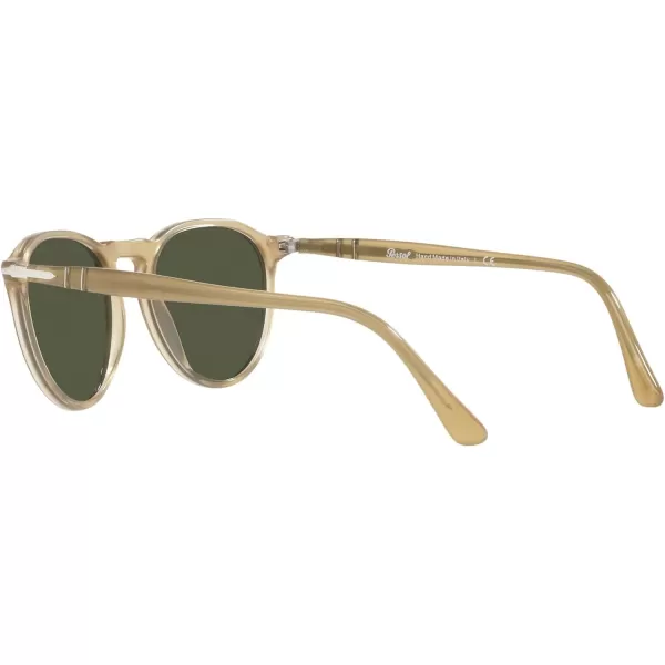 Persol PO3286S Round SunglassesBeige OpalGreen