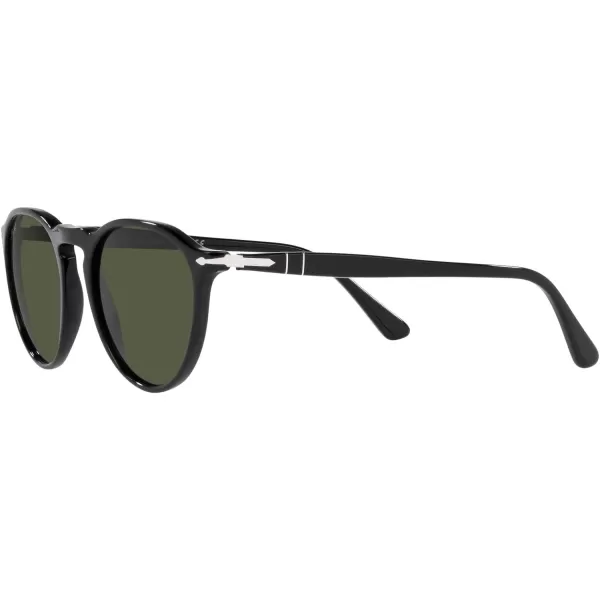 Persol PO3286S Round SunglassesBlackGreen