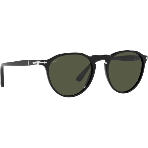 Persol PO3286S Round SunglassesBlackGreen