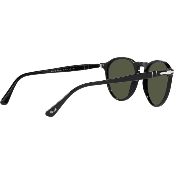 Persol PO3286S Round SunglassesBlackGreen