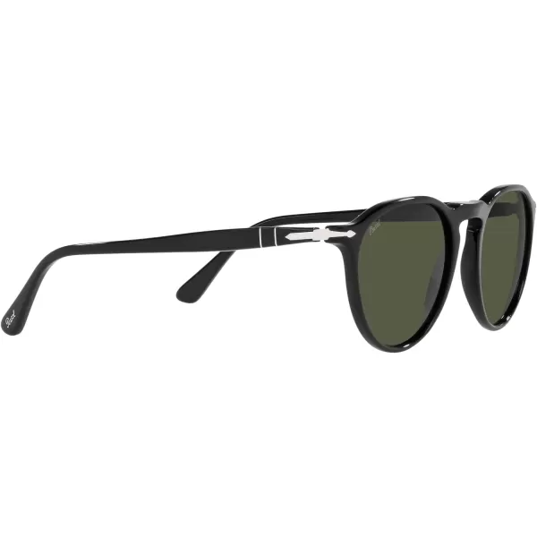 Persol PO3286S Round SunglassesBlackGreen