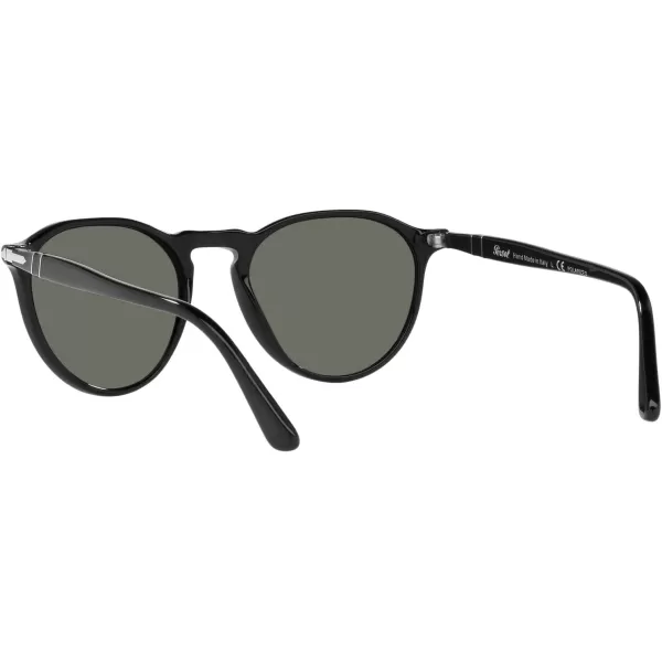 Persol PO3286S Round SunglassesBlackGreen Polarized