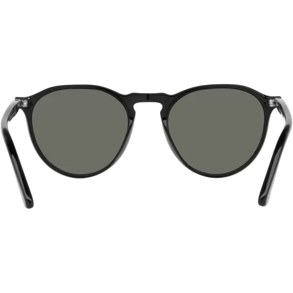 Persol PO3286S Round SunglassesBlackGreen Polarized