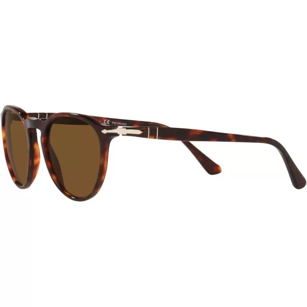 Persol PO3286S Round SunglassesHavanaBrown Polarized