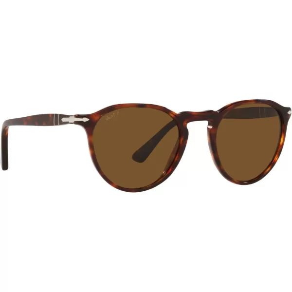 Persol PO3286S Round SunglassesHavanaBrown Polarized