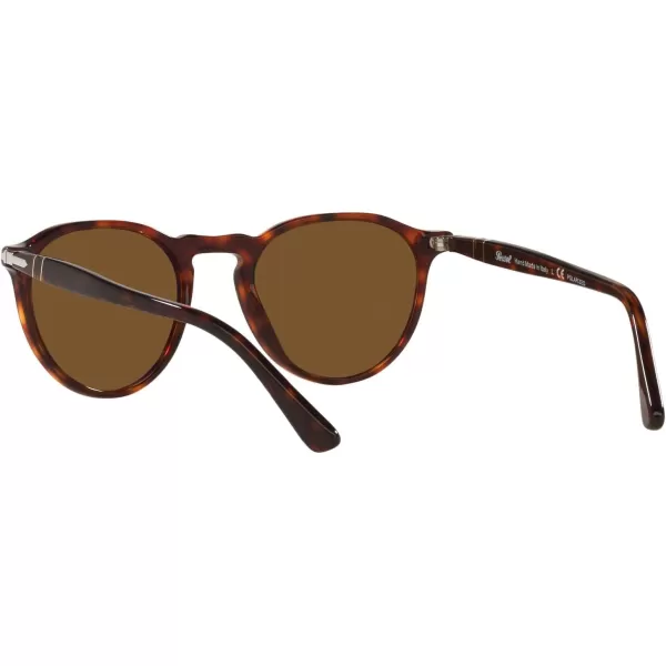 Persol PO3286S Round SunglassesHavanaBrown Polarized