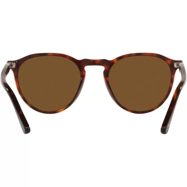 Persol PO3286S Round SunglassesHavanaBrown Polarized