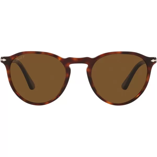 Persol PO3286S Round SunglassesHavanaBrown Polarized