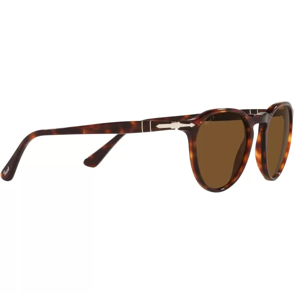 Persol PO3286S Round SunglassesHavanaBrown Polarized