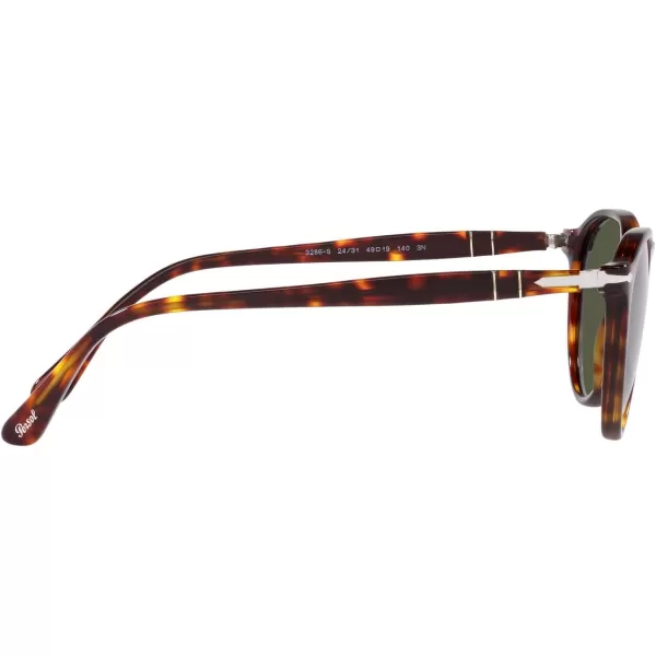 Persol PO3286S Round SunglassesHavanaGreen