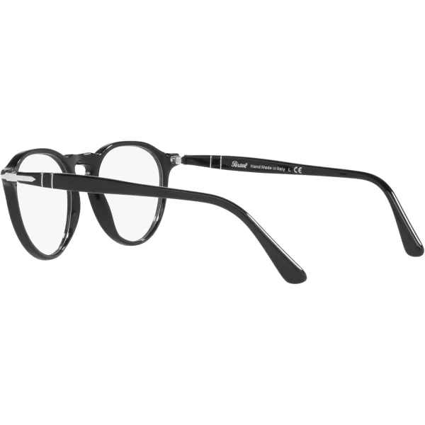 Persol PO3286V Round Prescription Eyewear FramesBlackDemo Lens