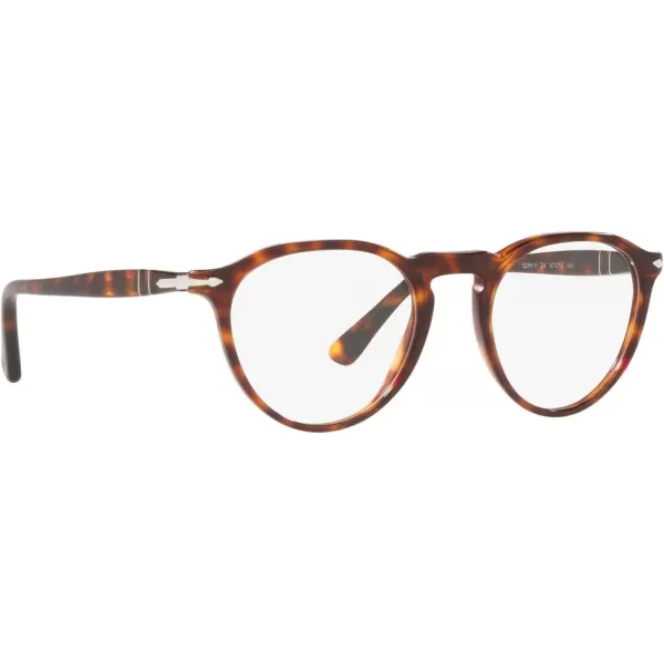 Persol PO3286V Round Prescription Eyewear FramesHavanaDemo Lens