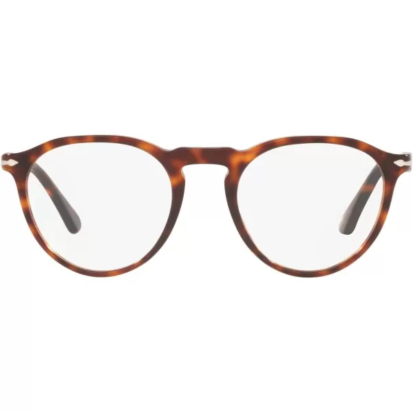 Persol PO3286V Round Prescription Eyewear FramesHavanaDemo Lens