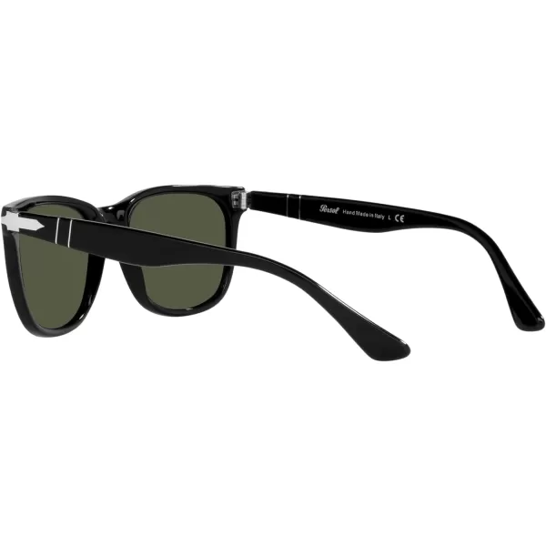 Persol PO3291S Rectangular SunglassesBlackGreen