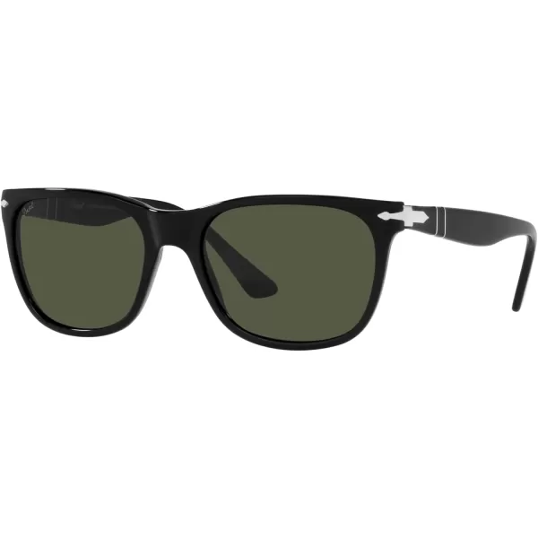 Persol PO3291S Rectangular SunglassesBlackGreen