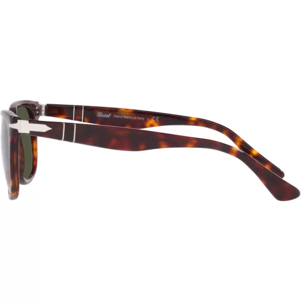 Persol PO3291S Rectangular SunglassesHavanaGreen