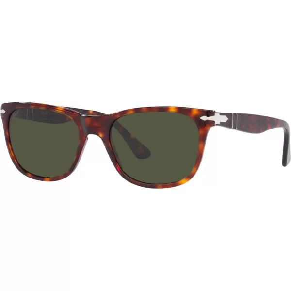 Persol PO3291S Rectangular SunglassesHavanaGreen