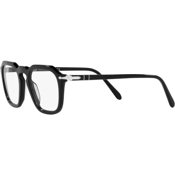 Persol PO3292V Square Prescription Eyewear FramesBlackDemo Lens