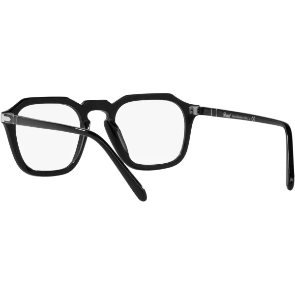 Persol PO3292V Square Prescription Eyewear FramesBlackDemo Lens