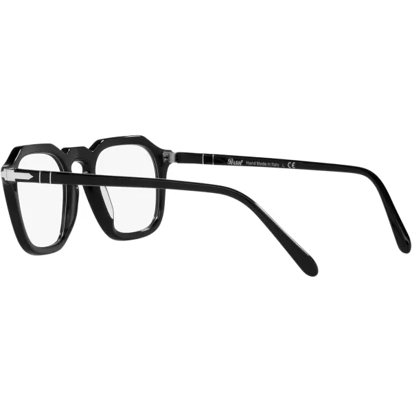 Persol PO3292V Square Prescription Eyewear FramesBlackDemo Lens