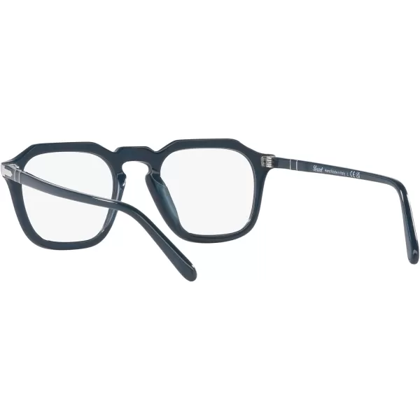 Persol PO3292V Square Prescription Eyewear FramesDusty BlueDemo Lens