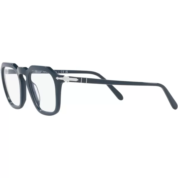 Persol PO3292V Square Prescription Eyewear FramesDusty BlueDemo Lens