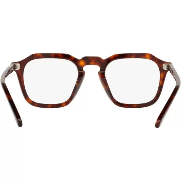 Persol PO3292V Square Prescription Eyewear FramesHavanaDemo Lens